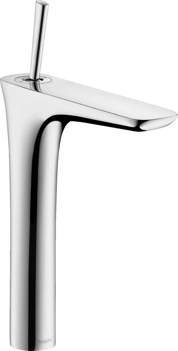 Hansgrohe PuraVida Egykaros mosdócsaptelep 240 mosdótálakhoz, push-open lefolyó-garnitúrával 