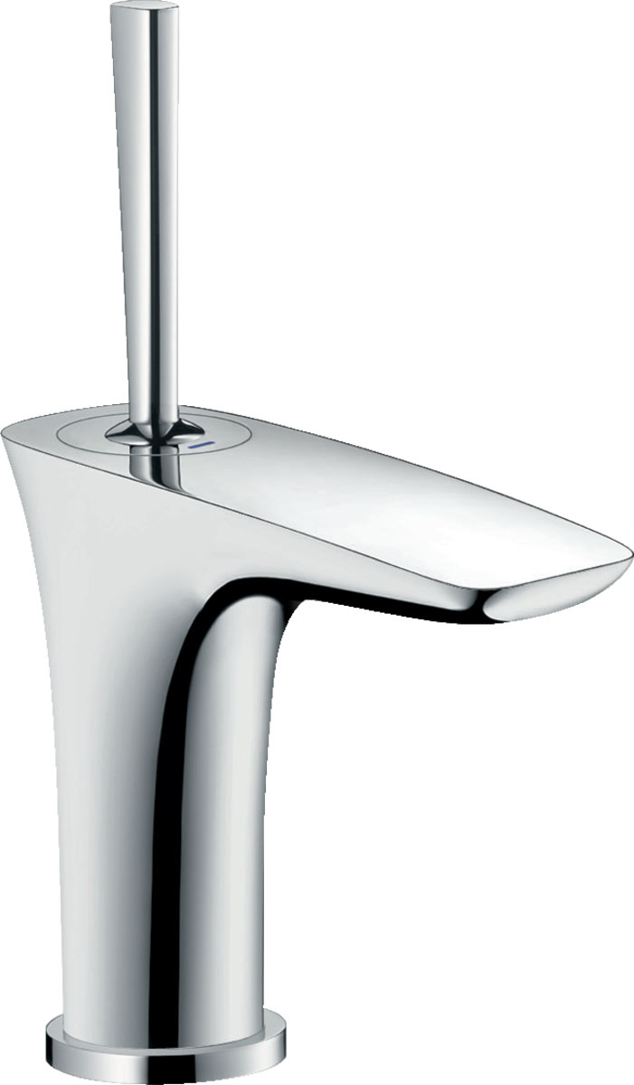 Hansgrohe PuraVida Egykaros mosdócsaptelep 100 kézmosókhoz, push-open lefolyó-garnitúrával 