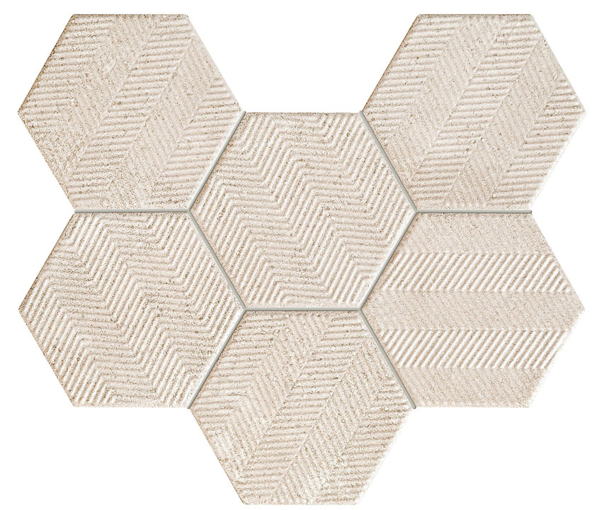 Tubadzin Sfumato Hex mozaik 28,9 x 22,1