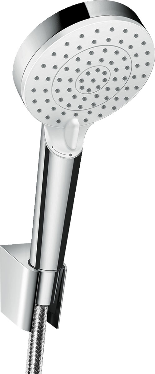 Hansgrohe Crometta Zuhanytartó szett Vario 125 cm-es zuhanycsővel, EcoSmart 9 l/perc 