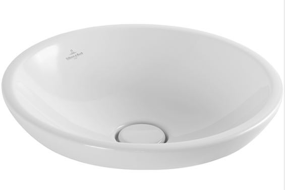 Villeroy & Boch Loop & Friends félig süllyesztett kerek mosdó 