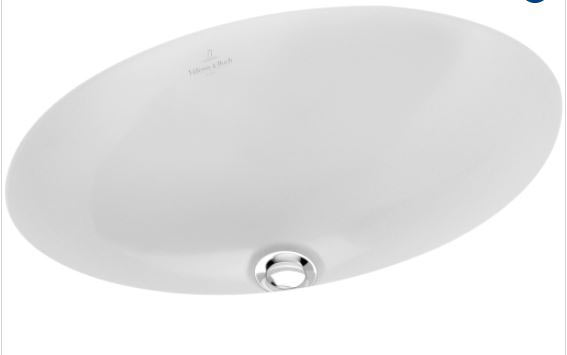Villeroy & Boch Loop & Friends pult alatti ovális mosdó 