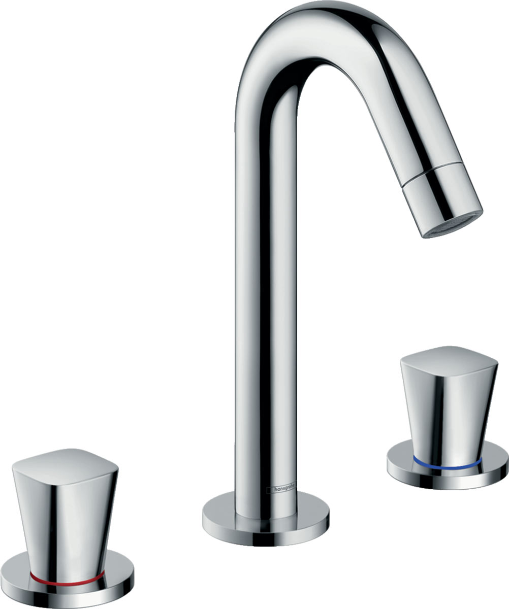 Hansgrohe Logis 3-lyukú mosdócsaptelep 150 automata lefolyó-garnitúrával 