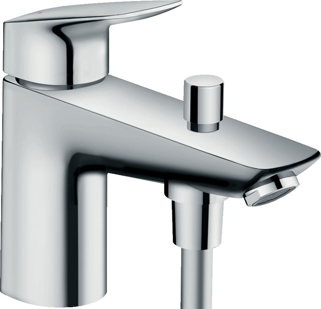 Hansgrohe Logis Egykaros kád- és zuhanycsaptelep Monotrou kétféle átfolyási mennyiséggel 
