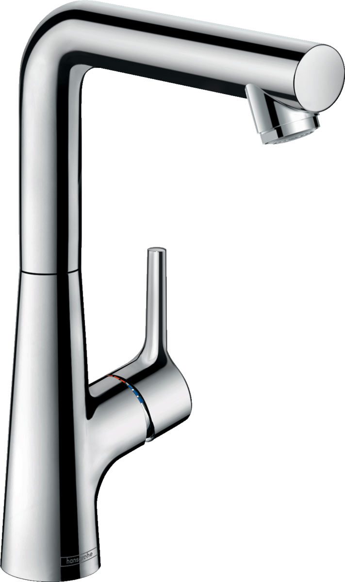 Hansgrohe Talis S Egykaros mosdócsaptelep 210 elforgatható kifolyóval, automata lefolyó-garnitúrával 