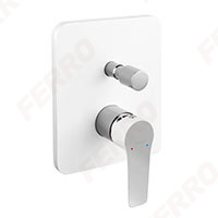 Ferro Adore White/Chrome BDR7P - falsík alá építhető kétfunkciós csaptelep