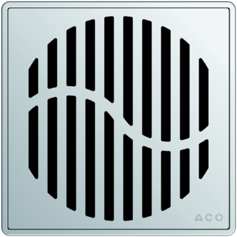 Aco Wave padlóösszefolyó rács 14x14 5141.08.28.