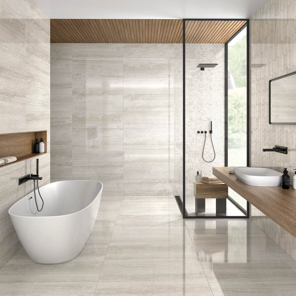 Aleluia Pure Travertine Csempe és Padlólap