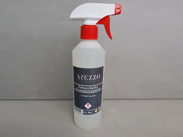 Arezzo Design zuhanykabin és szanitertisztító 10 x 0,5 literes szórófej