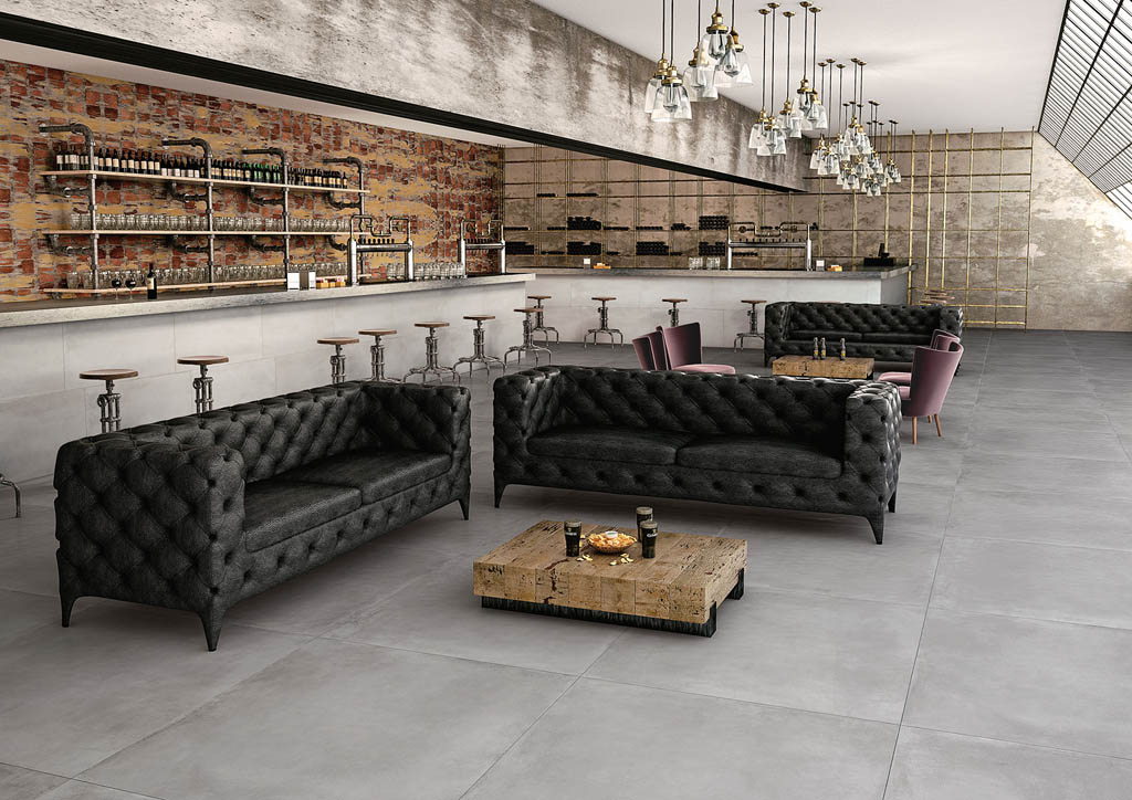 Il Cavallino Ceramiche Caementum Kőhatású járólap