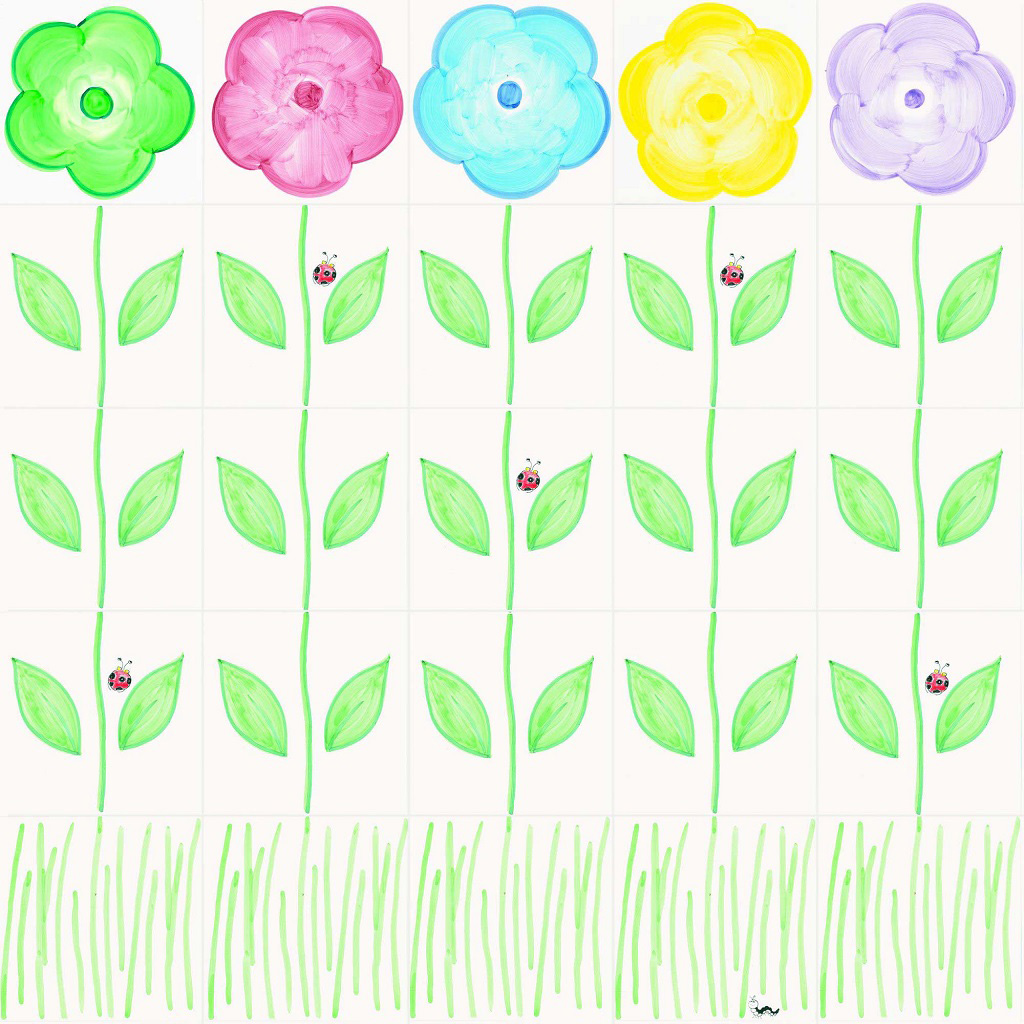 Cevi Ceramica Il Giardino Fiorito Falburkolat