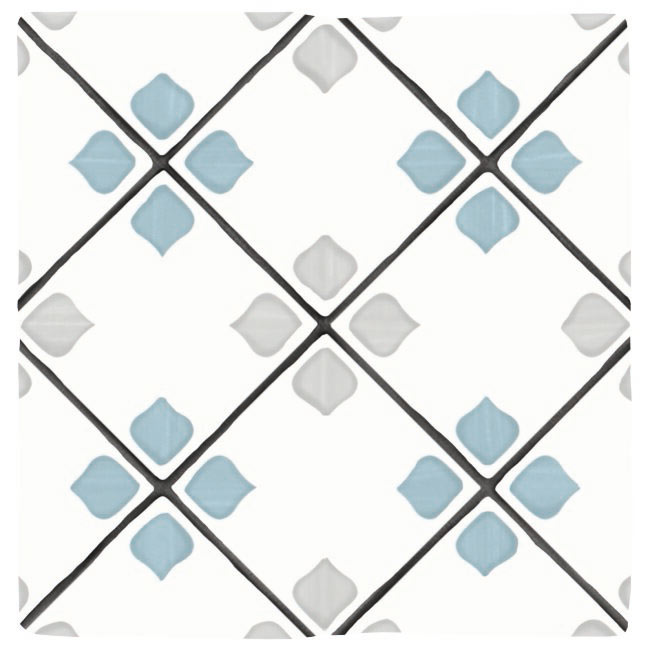 Harmony Tanger Silver Rhomb falicsempe és padlólap 12,3x12,3 cm