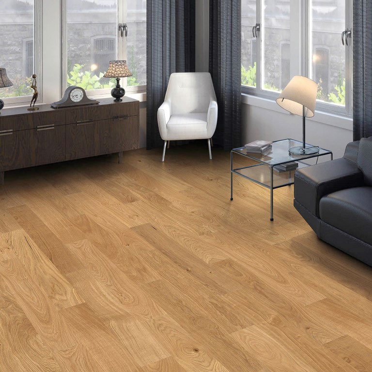 Haro Oak Sauvage brushed naturaLin plus parketta