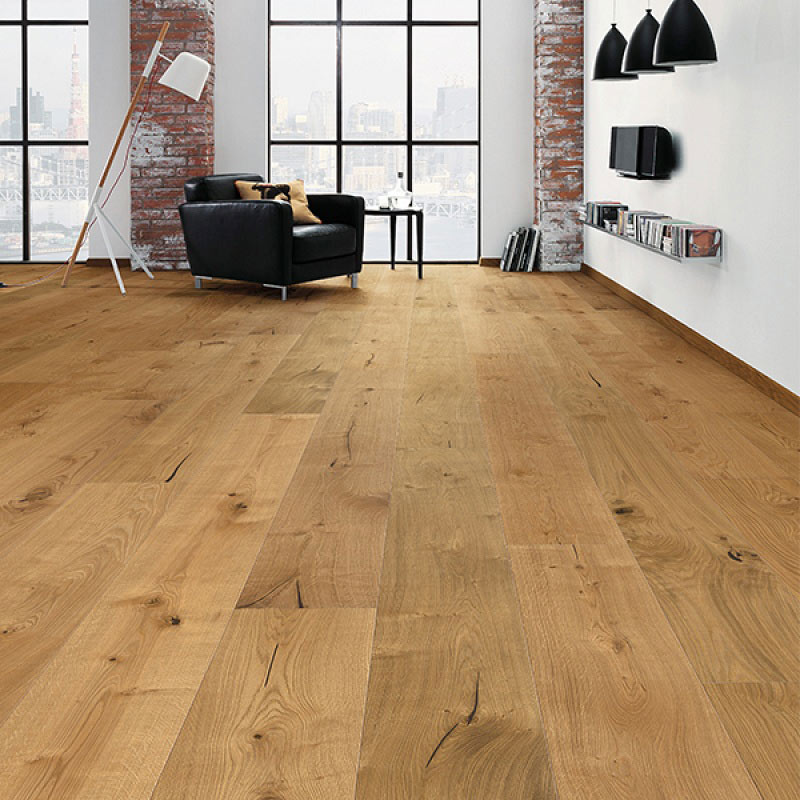 Haro Oak Sauvage brushed naturaLin plus parketta