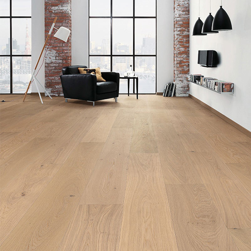 Haro Oak Puro White Markant brushed naturaLin plus 537606 parketta