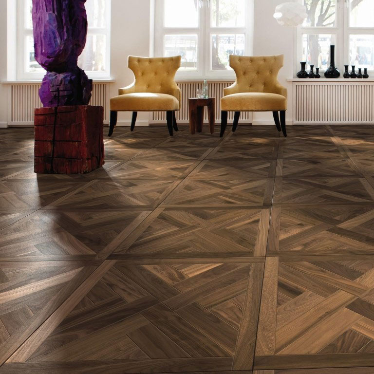 Haro American Walnut Tile Design St Andrew oleovera parketta