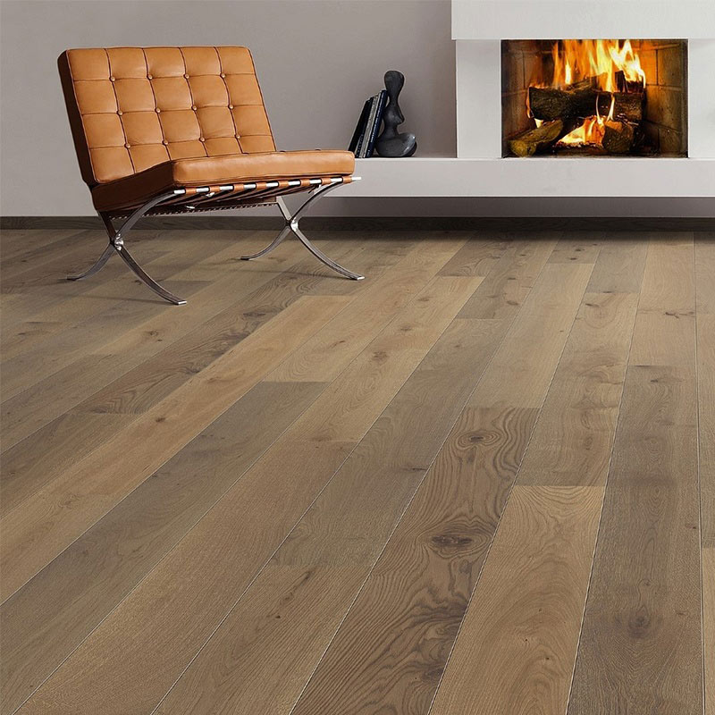 Haro Oak Velvet Brown Universal brushed naturaLin plus parketta