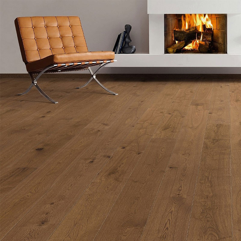 Haro Oak Nutmeg Brown Universal brushed naturaLin plus parketta