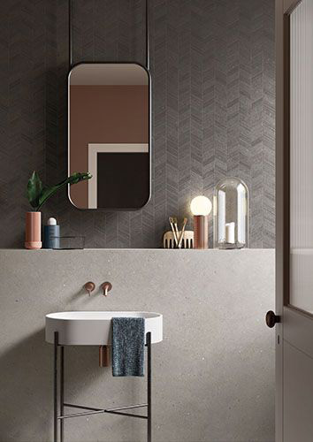 Italgraniti Silver Grain & Ceppo Di Gre Klasszikus fürdőszoba
