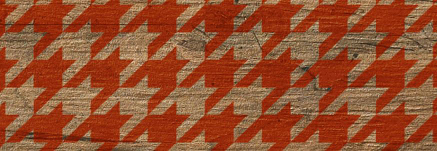 Lea Ceramiche Bio Recover Pied De Poule Red padlódekor 20x90cm