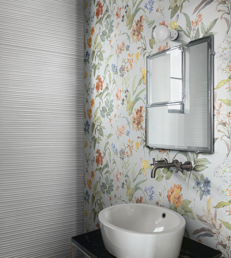 Marazzi White Deco Falburkolat 