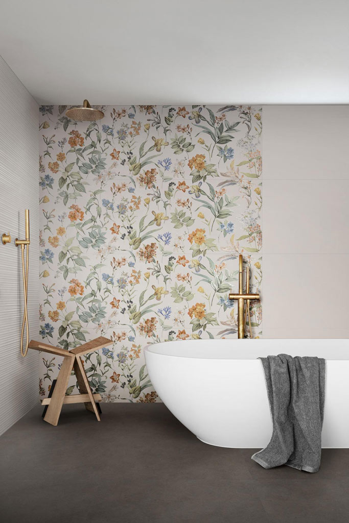 Marazzi White Deco Falburkolat 