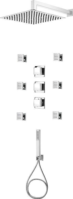 Deante Multi-System falbaépíthető szett 