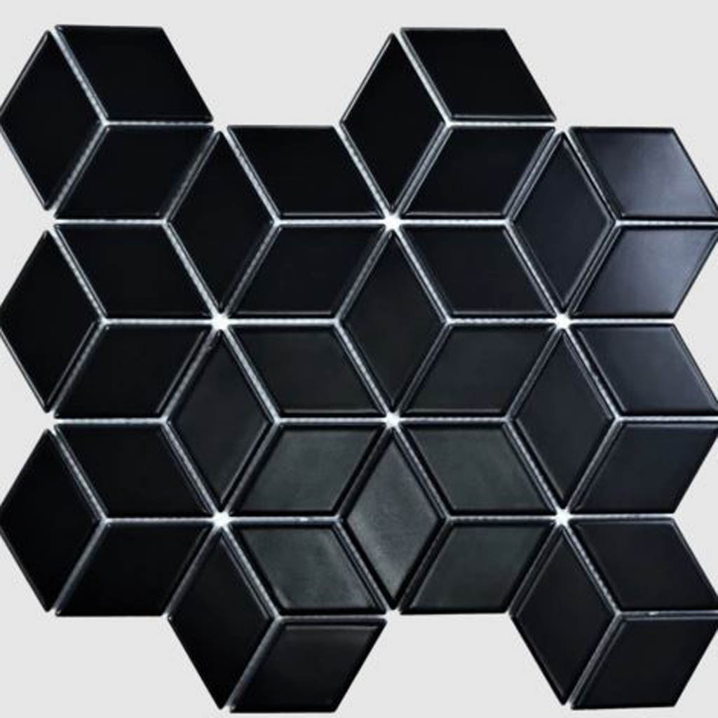 31x26,5 Black R matt mozaik