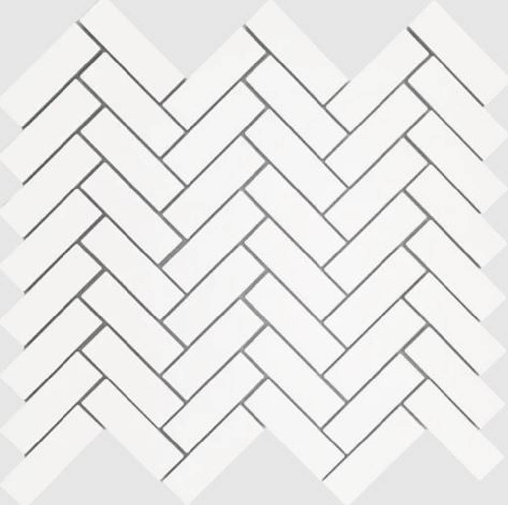 28,2x31,4 White H B matt mozaik