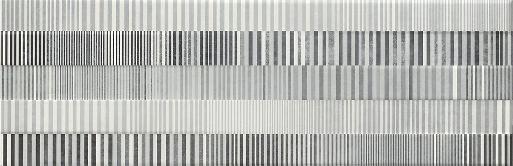 Opoczno Concrete Stripes Inserto Stripes dekorcsempe 29 x 89