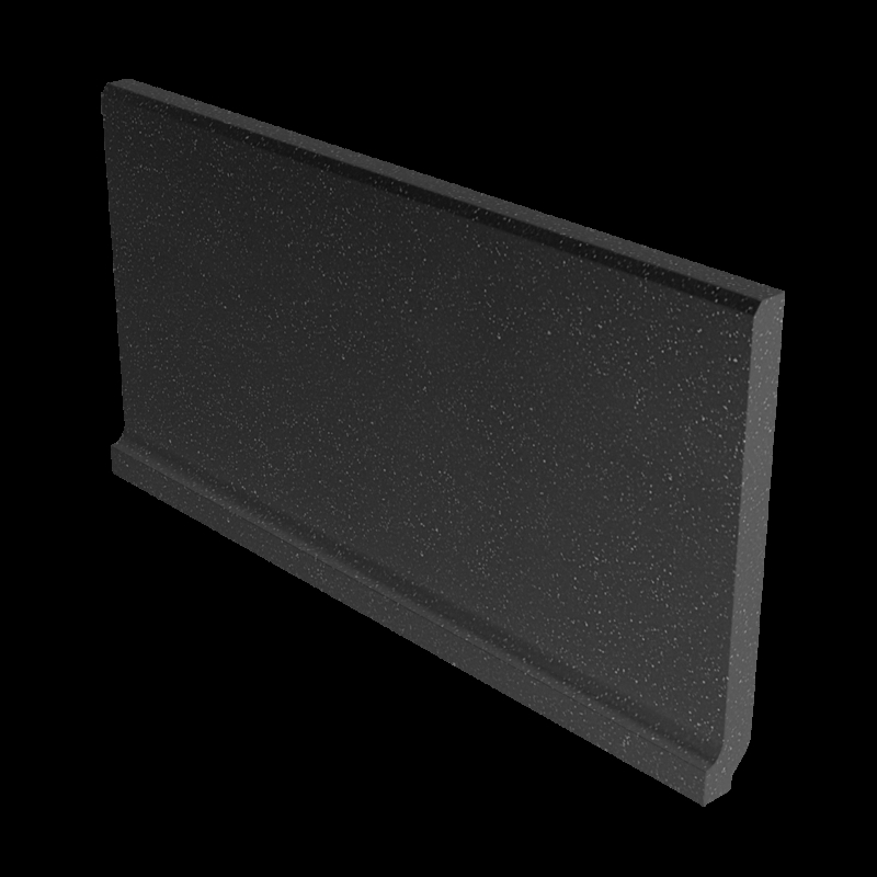 Paradyz Bazo Nero Mat lábazati elem 9 x 30