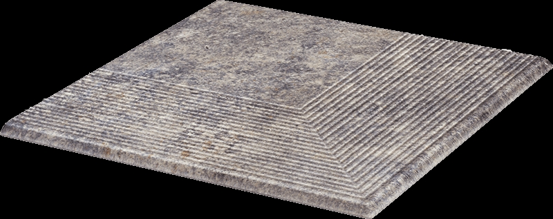 Paradyz Viano Grys Stopnica Narozna lépcsőlap 30 x 30