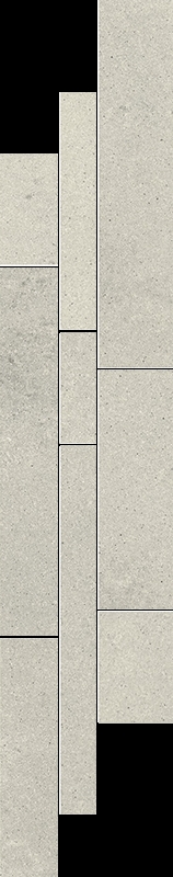 Paradyz Naturstone Grys Listwa Mix Paski padlódekor 14,3 x 71