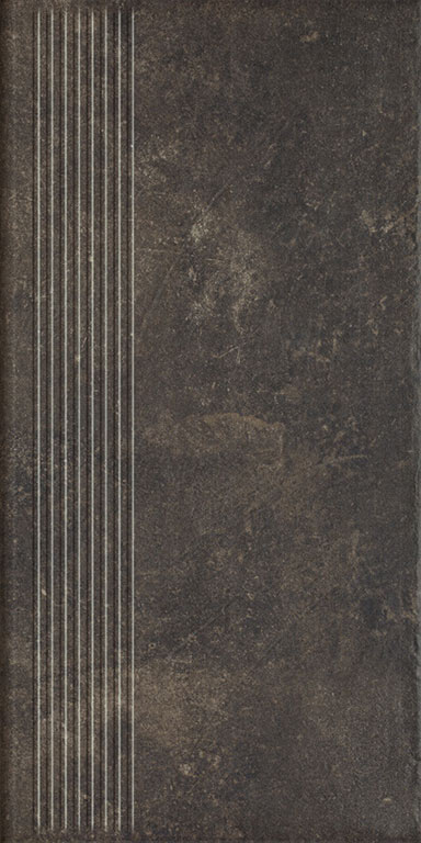 Paradyz Scandiano Brown Stopnica Prosta lépcsőlap 30 x 60
