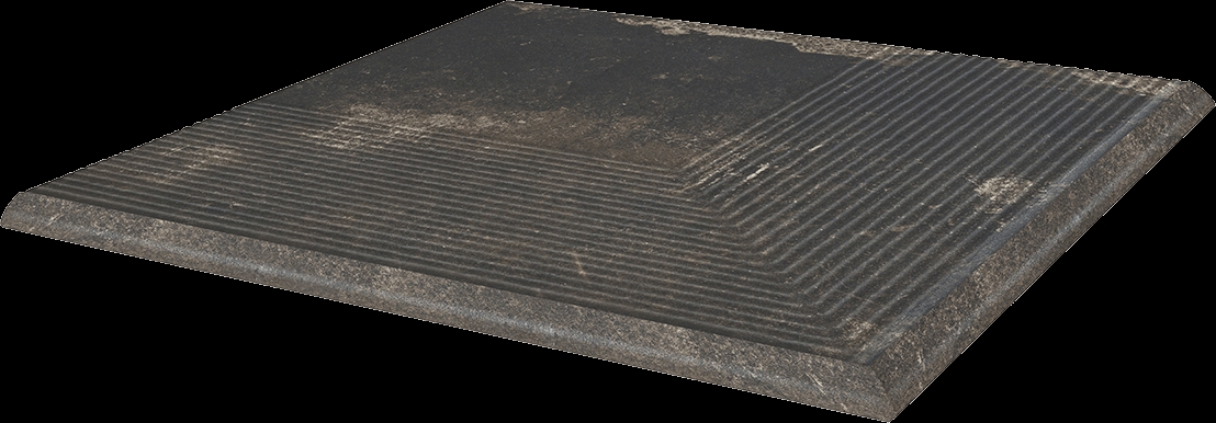 Paradyz Scandiano Brown Stopnica Narozna lépcsőlap 30 x 30