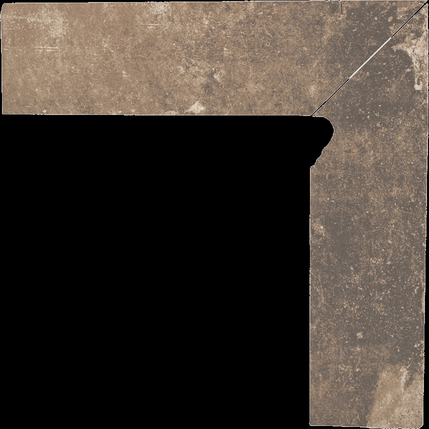 Paradyz Scandiano Ochra Prawy lábazati elem 8,1 x 30