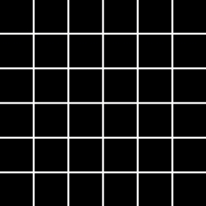 Paradyz mozaik Paradyz Albir Nero 4,8 x 4,8 mozaik