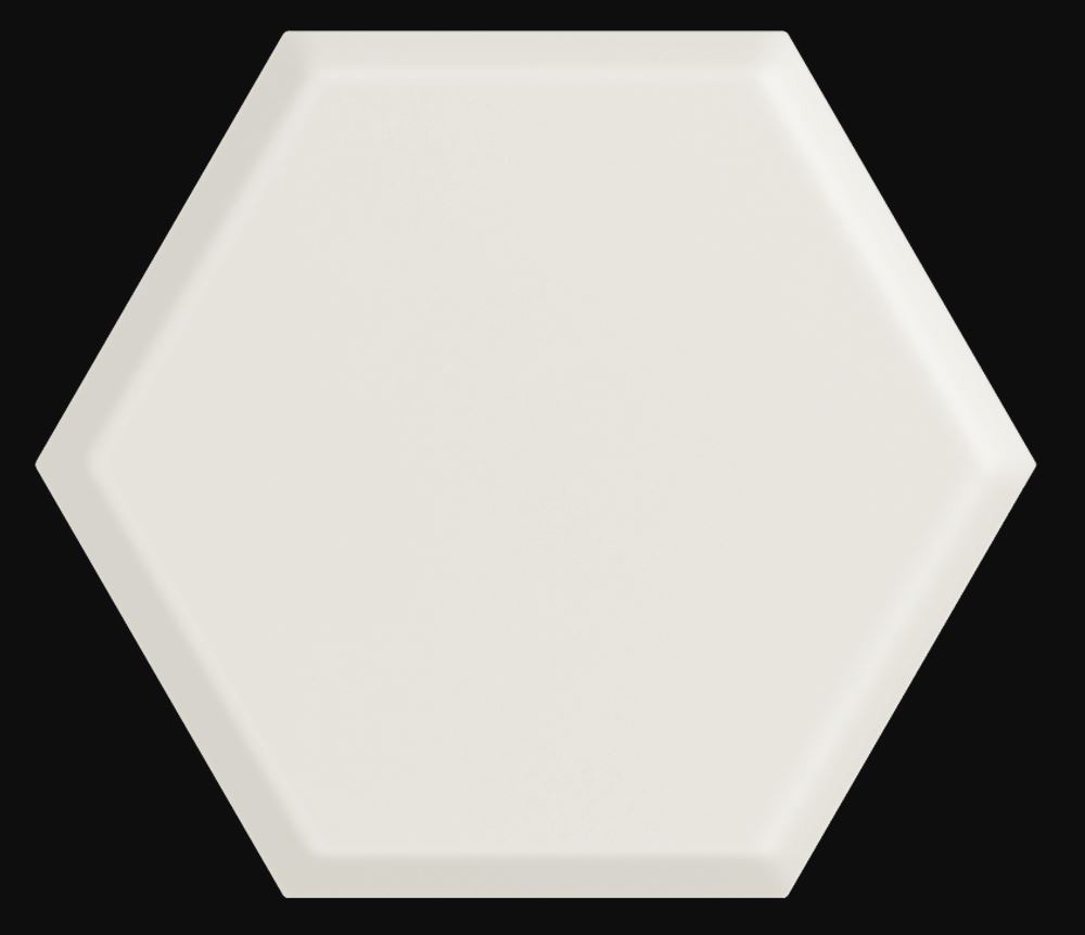 Paradyz Woodskin Bianco Heksagon Struktura A falicsempe 19,8 x 17,1