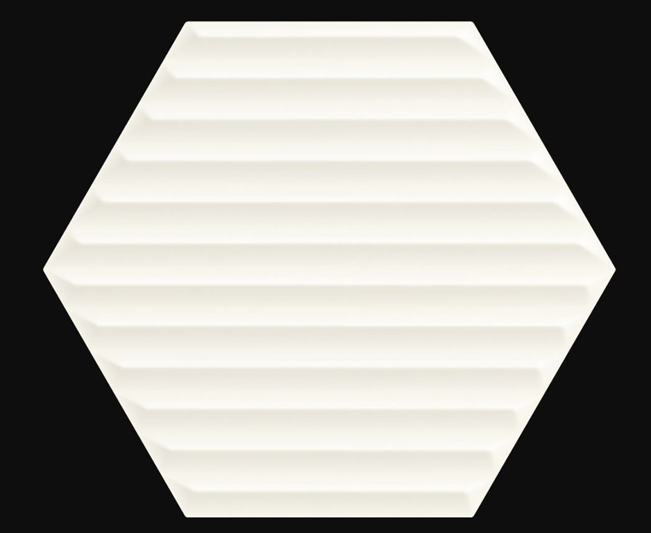 Paradyz Woodskin Bianco Heksagon Struktura B falicsempe 19,8 x 17,1