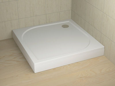 Radaway zuhanytálca Radaway Delos C szögletes zuhanytálca lábbal 80x80