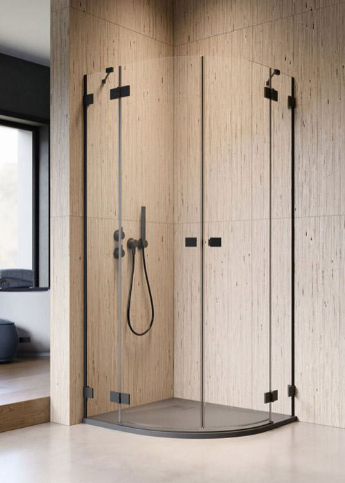 Radaway Essenza Pro Black PDD 80 J íves zuhanykabin