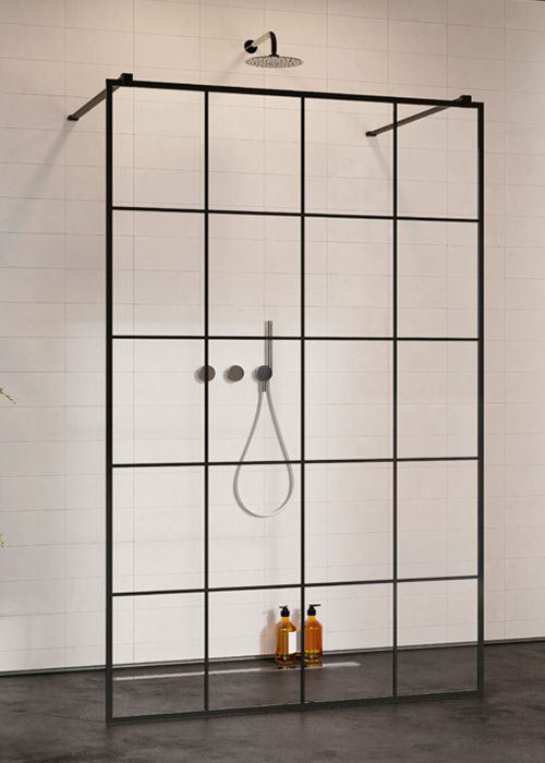 Radaway Modo X Black I 140 Factory Walk-in zuhanyfal