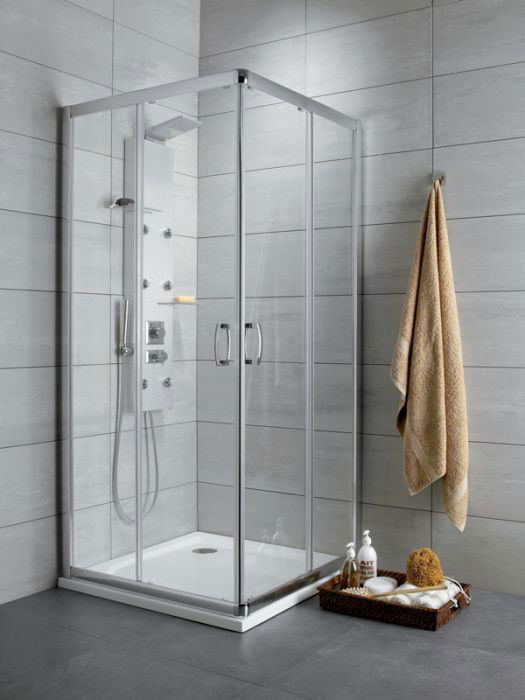 Radaway Premium Plus C 100 grafit szögletes zuhanykabin