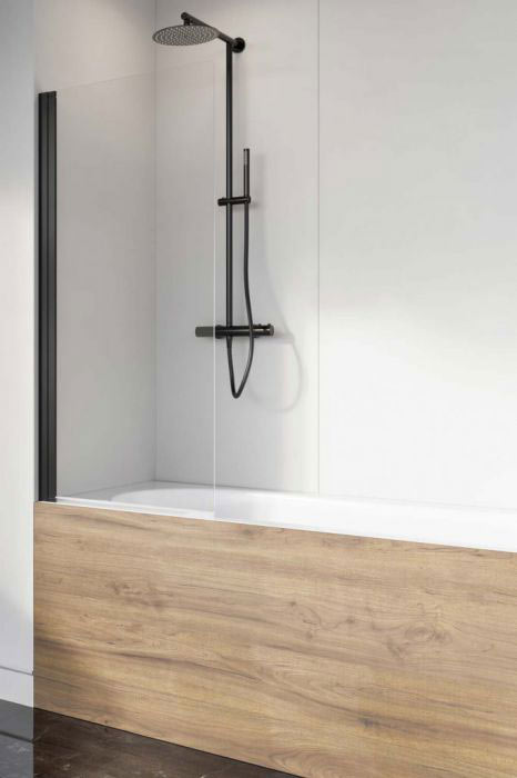Radaway Nes Black PNJ I 50 B fekete kádparaván