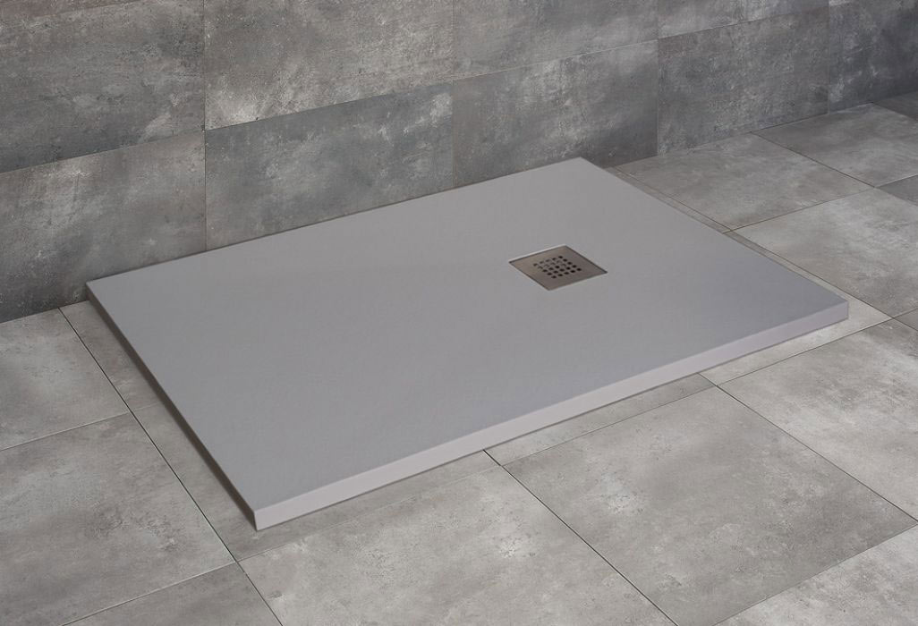 Radaway Kios F szögletes lapos szürke zuhanytálca 200x90