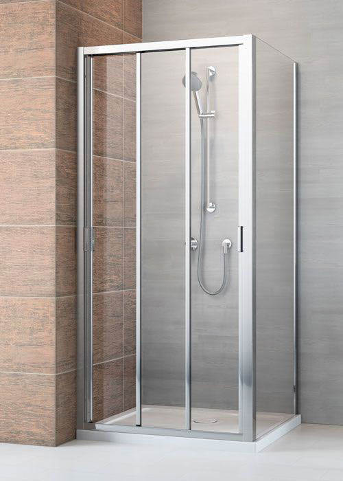 Radaway Evo DW 110 átlátszó szögletes zuhanykabin