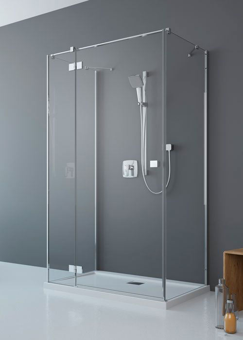Radaway Essenza New KDJ+S 80 B  átlátszó szögletes zuhanykabin