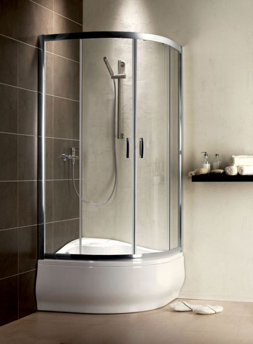 Radaway Premium Plus A1700 A 80/170 íves grafit zuhanykabin