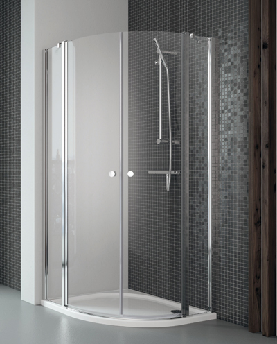 Radaway zuhanykabin Radaway Eos II PDD 80 B átlátszó