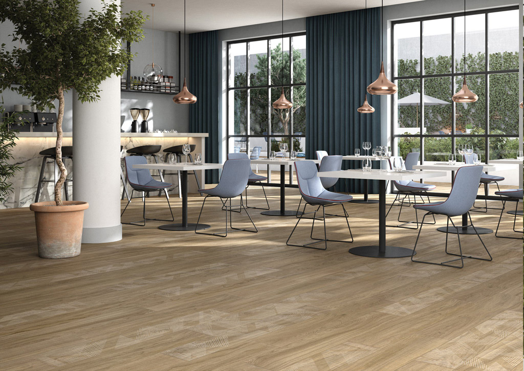 Rak Ceramics Line wood Fahatású járólap 